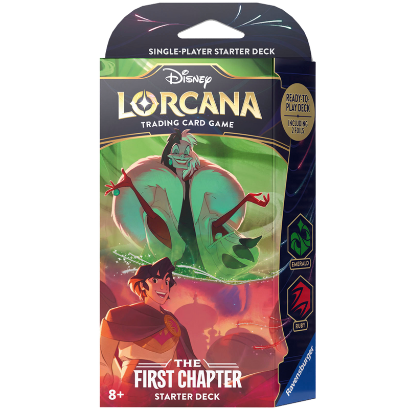 Disney Lorcana: The First Chapter - Starter Deck (Emerald & Ruby)