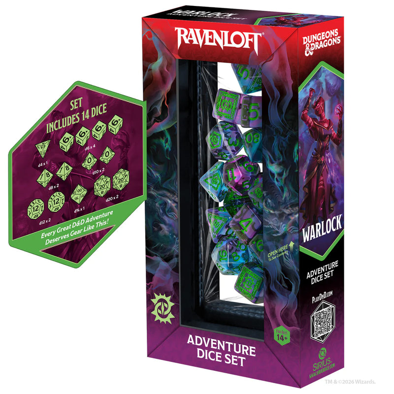 Dungeons & Dragons: Adventure Dice Set Various Characters