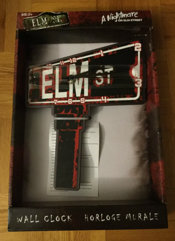 A Nightmare On Elm Street Wall Clock Horloge Murale