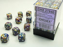 Chessex - 36D6 - Festive - Carousel/White
