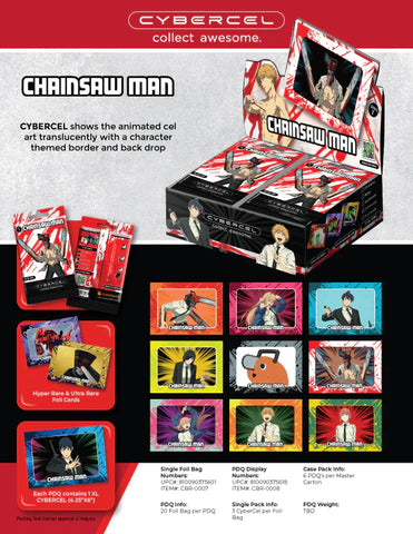 Cybercel - Anime Cards - Chainsaw Man - Hobby Box
