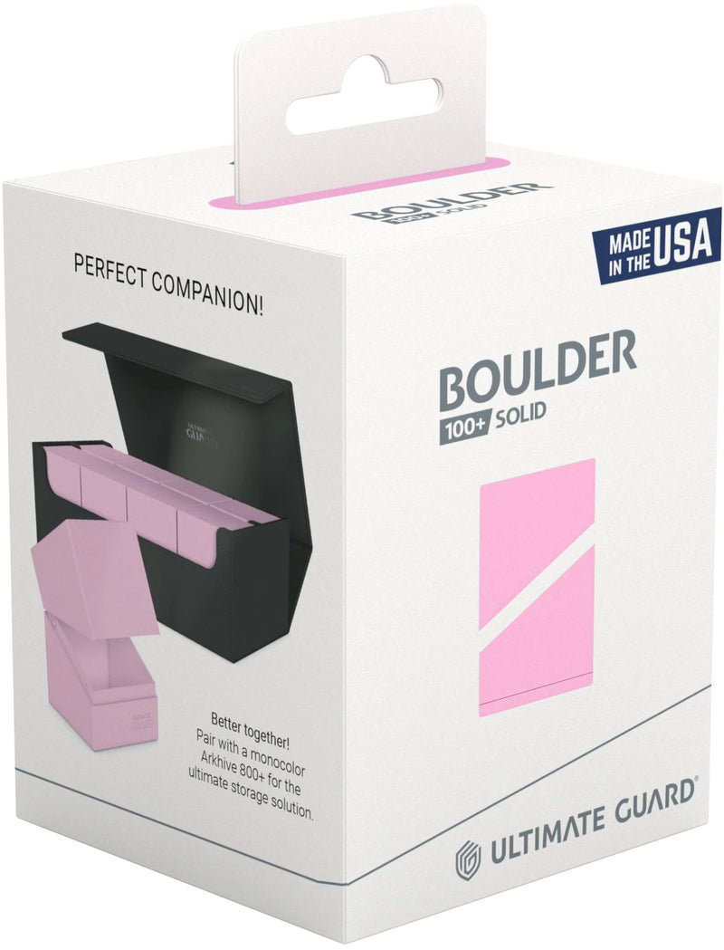 Deck Case - Ultimate Guard Boulder - 100+ (Candy Pink)