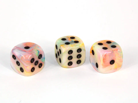 Chessex - 36D6 - Festive - Circus/Black