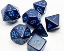 Polyhedral 7-Dice Set (Speckled Cobalt)