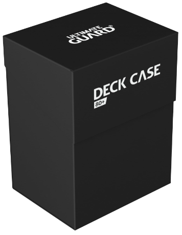Deck Case - Ultimate Guard - 80ct (Black)