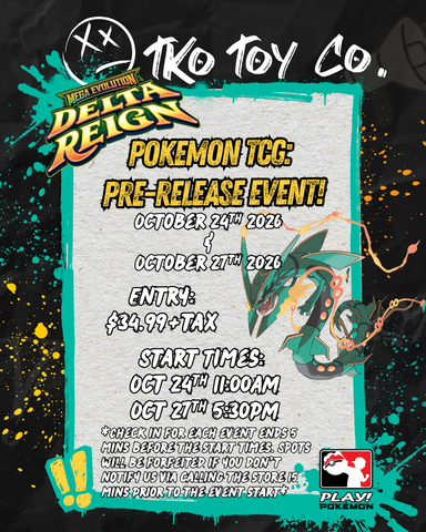 Pokemon - Mega Evolution: Delta Reign Pre-Release - Sealed - Event Ticket