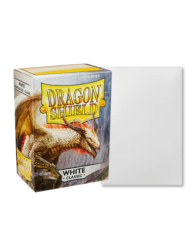 Dragon Shield: Standard 100ct Sleeves - White (Classic)