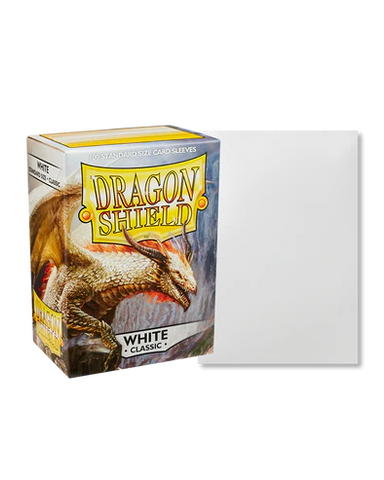 Dragon Shield: Standard 100ct Sleeves - White (Classic)