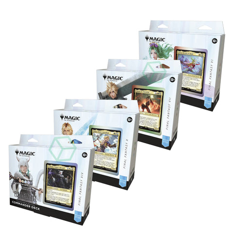 Magic The Gathering - Universes Beyond: Final Fantasy - Commander Deck - Set of 4 - Collector Edition