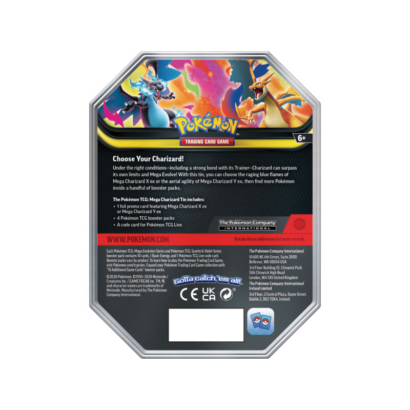 Pokemon - Mega Charizard X/Y ex - Tins