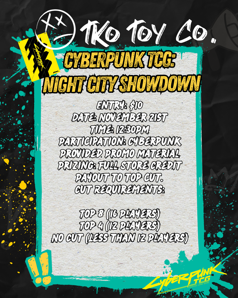 TKO Cyberpunk Night City Showdown