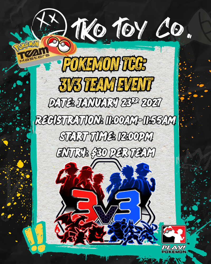 Pokémon TCG: 3v3 Team Event!