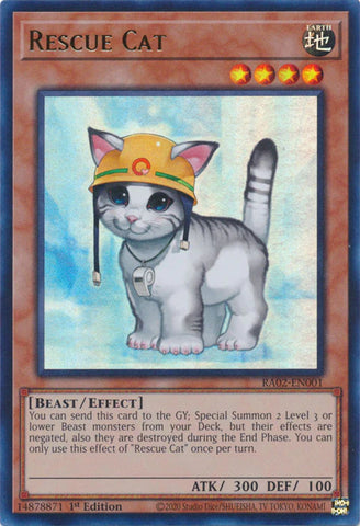 Rescue Cat (UR) [RA02-EN001] Ultra Rare