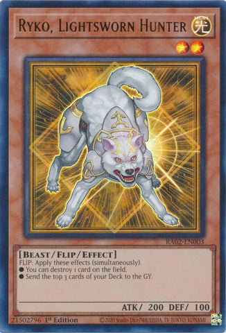 Ryko, Lightsworn Hunter (UR) [RA02-EN003] Ultra Rare