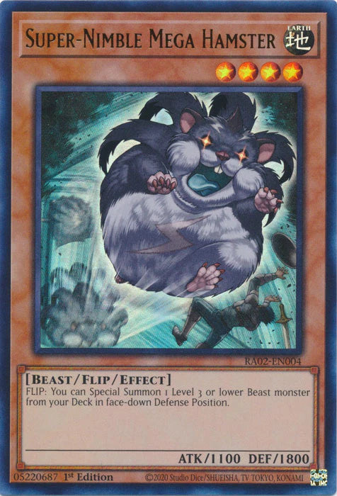 Super-Nimble Mega Hamster (UR) [RA02-EN004] Ultra Rare