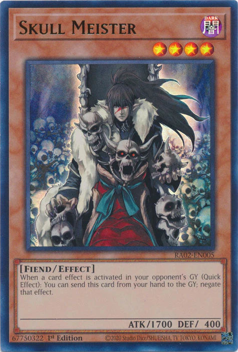 Skull Meister (UR) [RA02-EN005] Ultra Rare