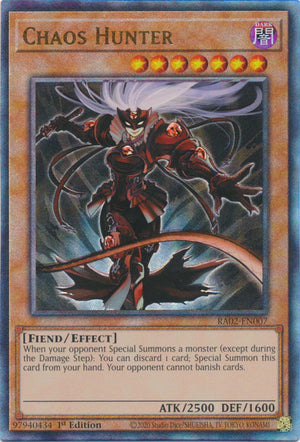 Chaos Hunter (PUR) [RA02-EN007] Prismatic Ultimate Rare