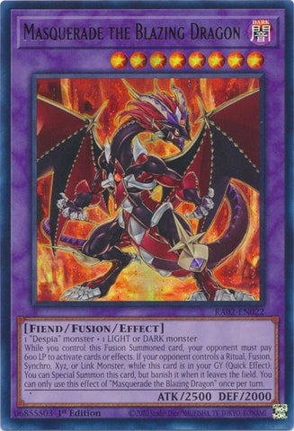 Masquerade the Blazing Dragon (UR) [RA02-EN022] Ultra Rare