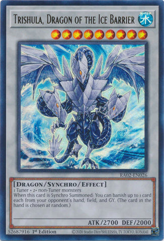 Trishula, Dragon of the Ice Barrier (UR) [RA02-EN026] Ultra Rare