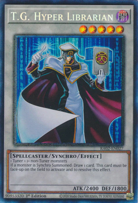 T.G. Hyper Librarian (PCR) [RA02-EN027] Prismatic Collector's Rare