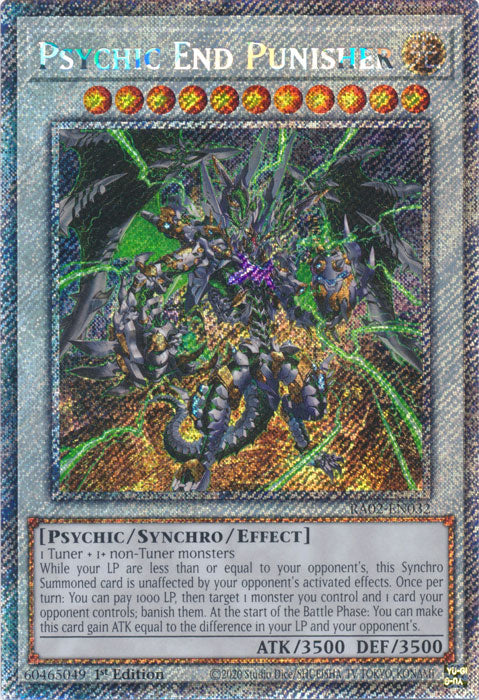 Psychic End Punisher (Platinum Secret Rare) [RA02-EN032] Platinum Secret Rare