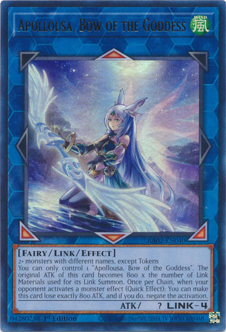 Apollousa, Bow of the Goddess (Alternate Art) (UR) [RA02-EN040] Ultra Rare