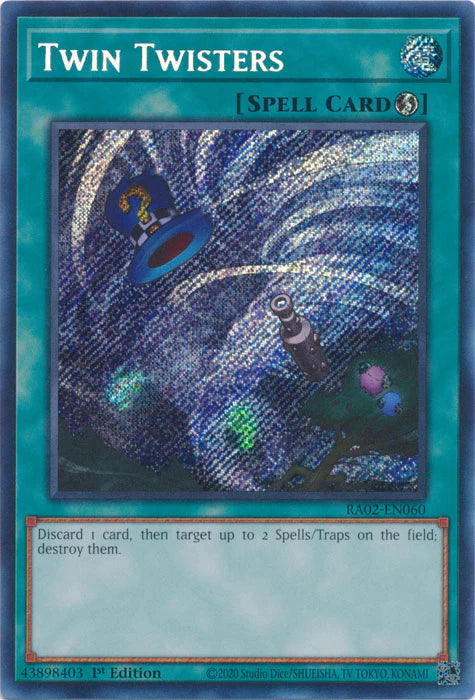 Twin Twisters (Secret Rare) [RA02-EN060] Secret Rare
