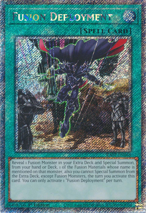 Fusion Deployment (Platinum Secret Rare) [RA02-EN065] Platinum Secret Rare