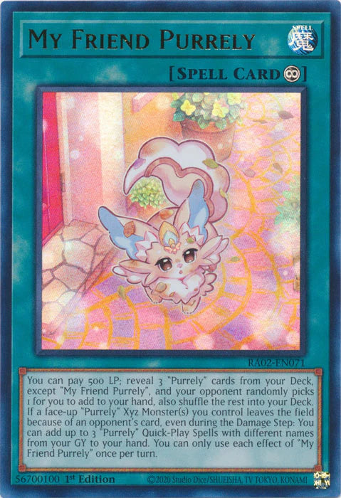 My Friend Purrely (UR) [RA02-EN071] Ultra Rare