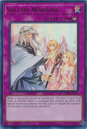 Solemn Warning (UR) [RA02-EN078] Ultra Rare