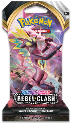 Pokemon - Sword & Shield: Rebel Clash - Sleeved Booster Pack - Full Art Set