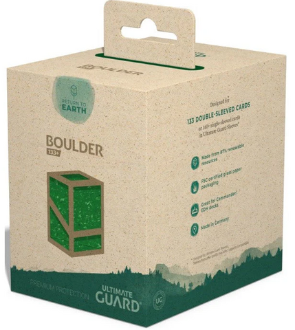 Deck Case - Ultimate Guard Boulder Return to Earth - 133ct (Green)