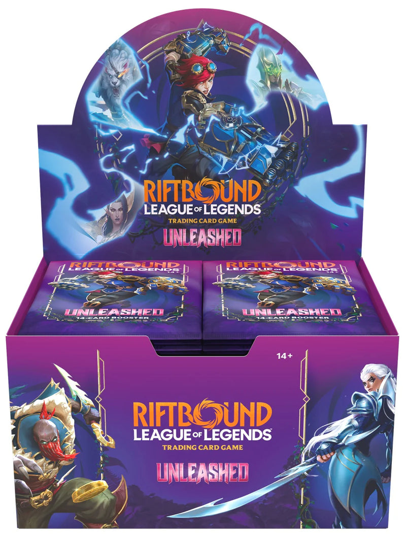 Riftbound - League Of Legends Card Game - Unleashed - Booster Box (Limit of 4 Per Household)