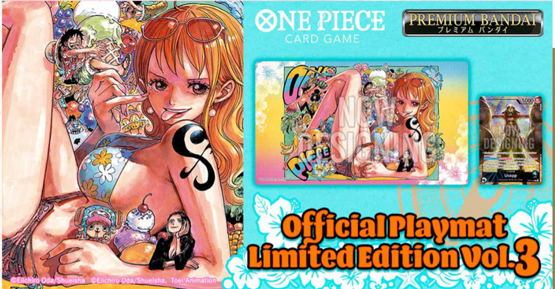 One Piece Card Game - Official Playmat - Limited Edition Vol. 3 (Nami/Usopp)