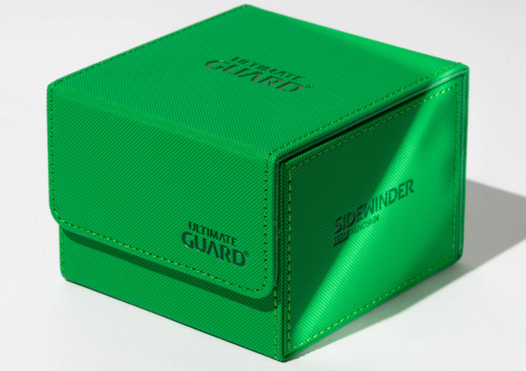 Deck Case - Ultimate Guard Sidewinder Xenoskin - 133ct (Green)