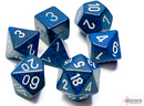Polyhedral 7-Dice Set (Speckled Stealh)