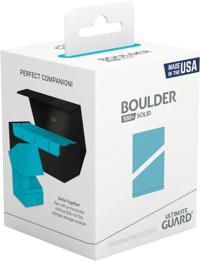 Deck Case - Ultimate Guard Boulder - 100+ Solid (Baby Blue)
