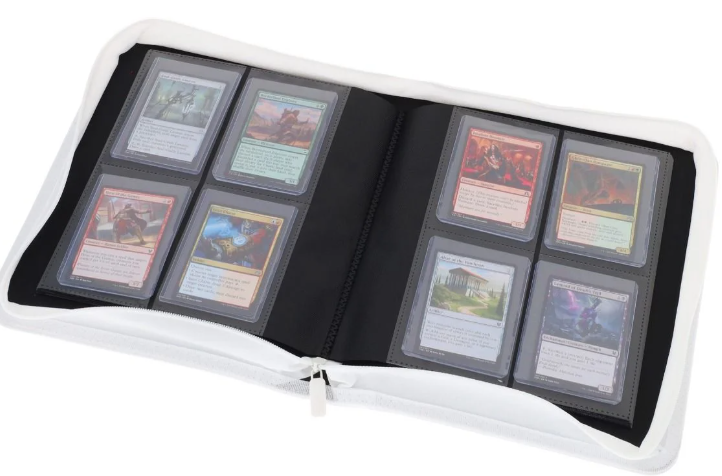 BCW Z-Folio 4-Pocket LX Album - Toploaders Binder (White)