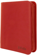 BCW Z-Folio 4-Pocket LX Album - Toploaders Binder (Red)