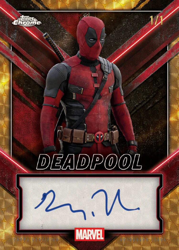 2025 - Topps Chrome Deadpool - Value Box
