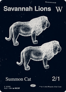 Savannah Lions (0130) [Secret Lair x MSCHF: The Zeta Set]