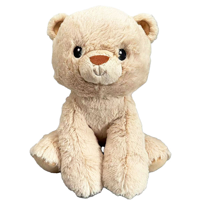 Sitting Animals Beige Bear Plush - 12 In.