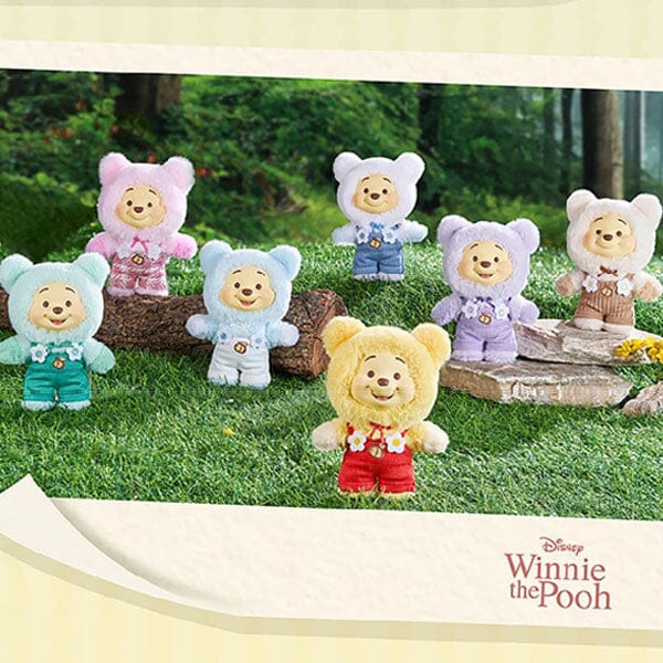 TOP TOY x Disney - Winnie The Pooh "Candy Bear" Series Plush Keychain - Blind Box (1pc)