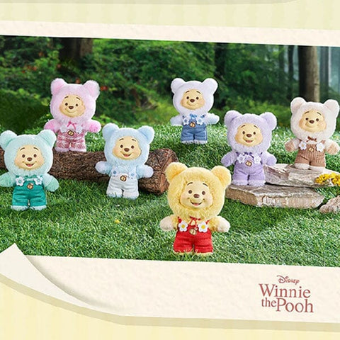 TOP TOY x Disney - Winnie The Pooh "Candy Bear" Series Plush Keychain - Blind Box (1pc)