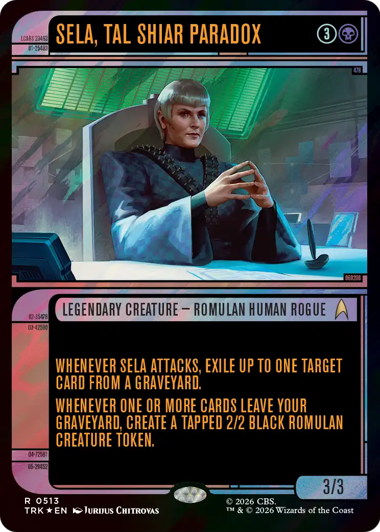 Sela, Tal Shiar Paradox (Showcase) (Surge Foil) [Star Trek]