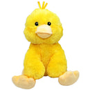 Sitting Animals Yellow Duck Plush - 12 In.