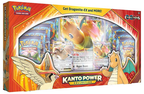 Pokemon - XY: Evolutions - Kanto Power Collection (Dragonite EX and Pidgeot EX) (Boxes have some creases)