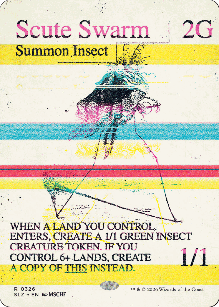 Scute Swarm (0326) [Secret Lair x MSCHF: The Zeta Set]