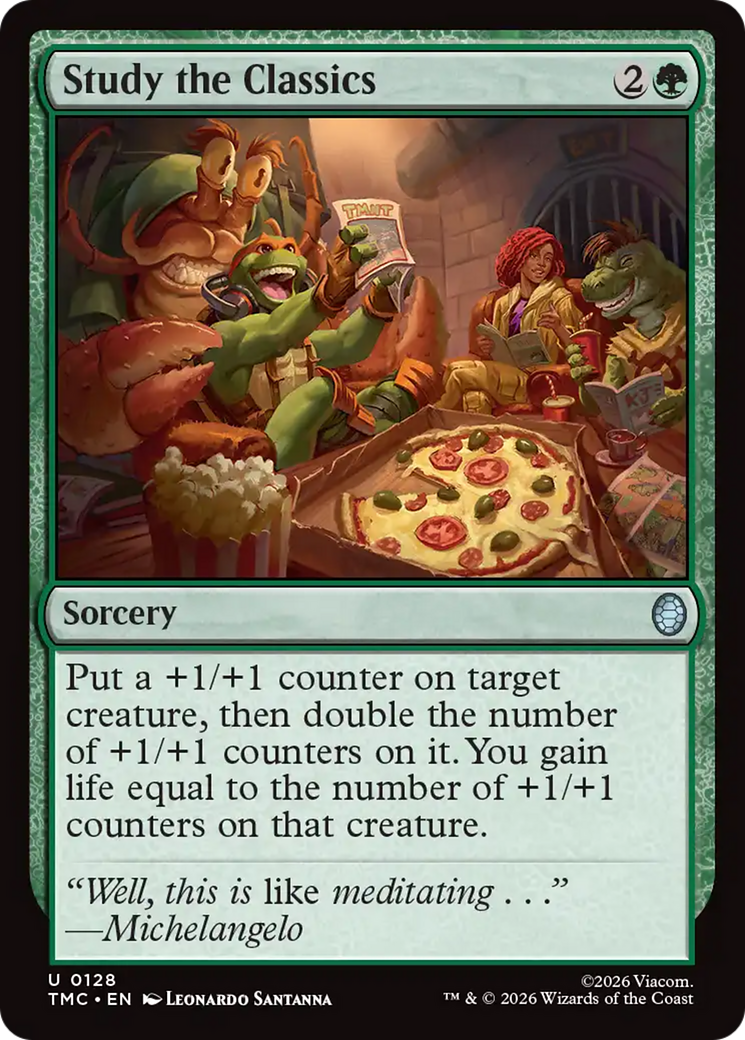 Study the Classics [Teenage Mutant Ninja Turtles Commander]