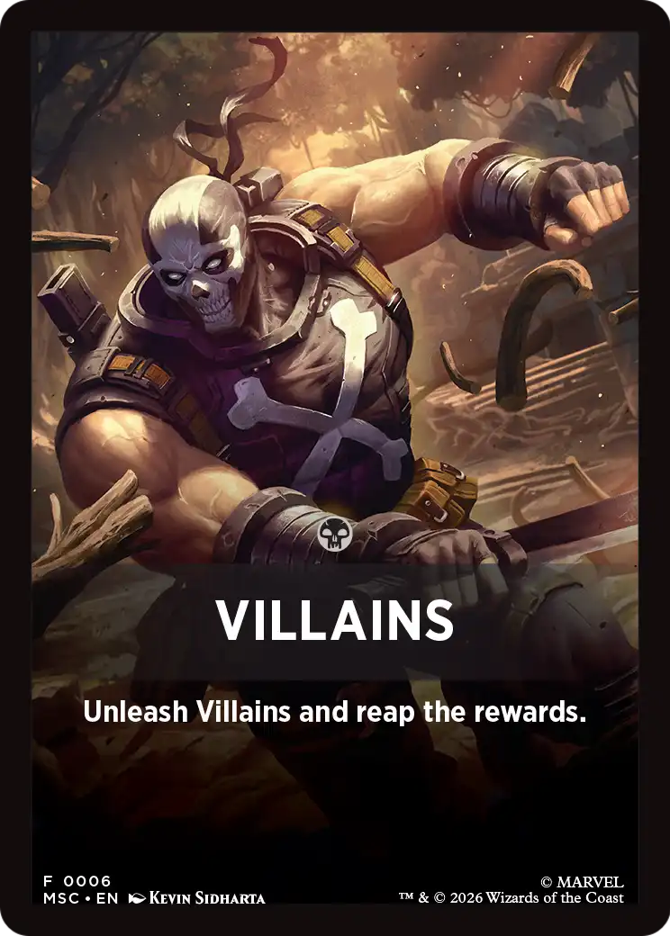 Villains Theme Card [Marvel Super Heroes Commander]